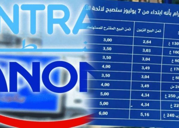 زيادات جديدة في أسعار منتجات “سنطرال دانون” تشعل منصات التواصل ودعوات المقاطعة تعود إلى الواجهة