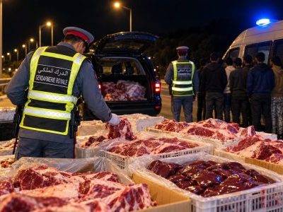 شحنة لحوم «خارج الرقابة» تسقط في قبضة الدرك الملكي بطنجة